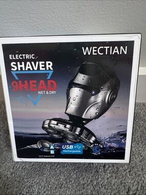 9-Head Electric Shaver – Black